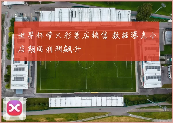 世界杯带火彩票店销售 数据曝光小店期间利润飙升